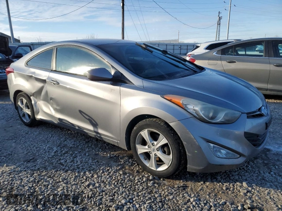2013 Hyundai Elantra Coupe GS with VIN KMHDH6AE5DU008998, listed as a Copart auction lot 41756795 with 256,185 mi miles and Salvage Title. Bid and sale history available at carsss.com. Image 4.