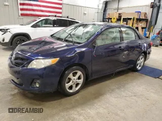 2012 Toyota Corolla L with VIN 5YFBU4EE4CP039404, listed as a Copart auction lot 46575935 with 187,146 mi miles and Clean Title. Bid and sale history available at carsss.com. Image 1.