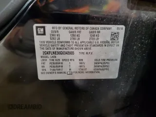 2016 GMC Terrain SLE with VIN 2GKFLNE36G6343905, listed as a Copart auction lot 87674895 with 87,718 mi miles and Salvage Title. Bid and sale history available at carsss.com. Image 13.