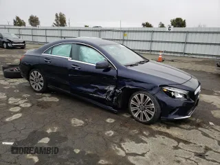 2018 Mercedes-Benz CLA with VIN WDDSJ4EB6JN591940, listed as a Copart auction lot 70586062 with 15,046 mi miles. Bid and sale history available at carsss.com. Image 4.