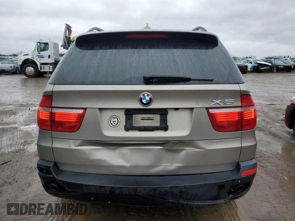 2008 BMW X5 3.0si with VIN 5UXFE43568L009580, listed as a Copart auction lot 47885775 with 147,966 mi miles and Salvage Title. Bid and sale history available at carsss.com. Image 6.