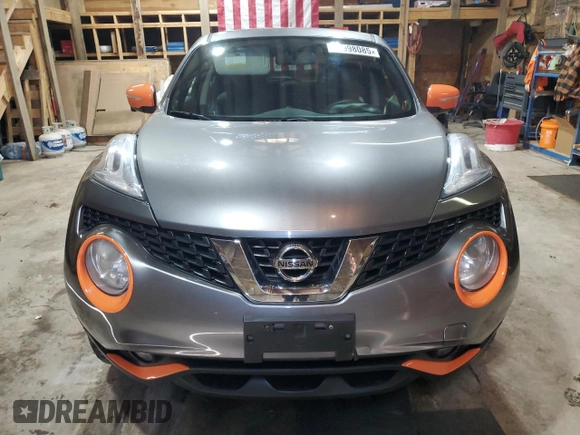 2015 Nissan Juke S with VIN JN8AF5MV8FT551634, listed as a Copart auction lot 48998085 with 64,437 mi miles and Salvage Title. Bid and sale history available at DreamBid. Image 5.