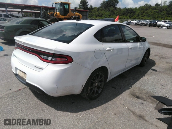 2015 Dodge Dart SXT with VIN 1C3CDFBB3FD279145, listed as a IAAI auction lot 39807730 with Not provided miles and . Bid and sale history available at DreamBid. Image 4.
