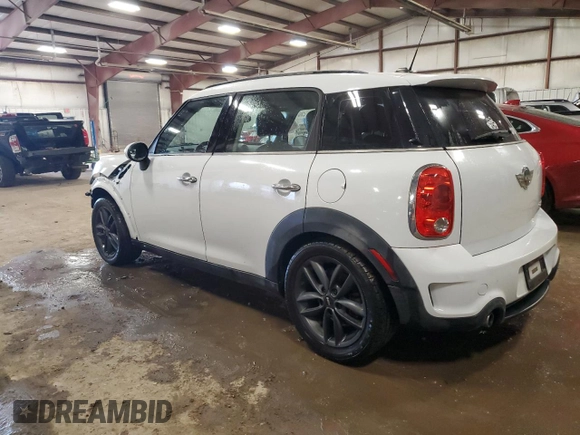 2012 MINI Countryman S z VIN WMWZC3C57CWL84736, wystawiony jako Copart lot #48465845 z przebiegiem 223 370 mil mil oraz Szkody całkowita. Historia ofert i sprzedaży dostępna na DreamBid. Obrazek 2.