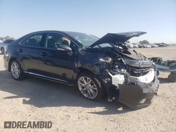 2010 Lexus HS with VIN JTHBB1BA6A2020028, listed as a Copart auction lot 72962654 with 79,073 mi miles and Salvage Title. Bid and sale history available at carsss.com. Image 4.