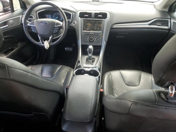 2014 Ford Fusion Titanium Hybrid with VIN 3FA6P0RUXER199308, listed as a Copart auction lot 52111045 with 164,815 mi miles and Salvage Title. Bid and sale history available at carsss.com. Image 8.