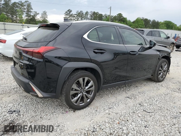 2021 Lexus UX 200 F Sport with VIN JTHE3JBHXM2033103, listed as a Copart auction lot 51348374 with 29,325 mi miles and . Bid and sale history available at DreamBid. Image 3.