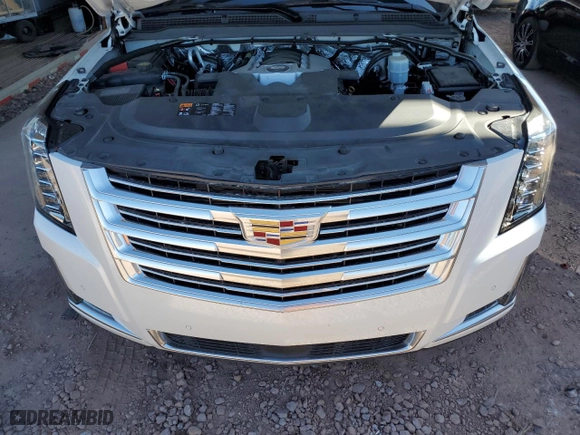 2016 Cadillac Escalade Platinum with VIN 1GYS3DKJ7GR344163, listed as a Copart auction lot 49719985 with 58,947 mi miles and Salvage Title. Bid and sale history available at carsss.com. Image 12.
