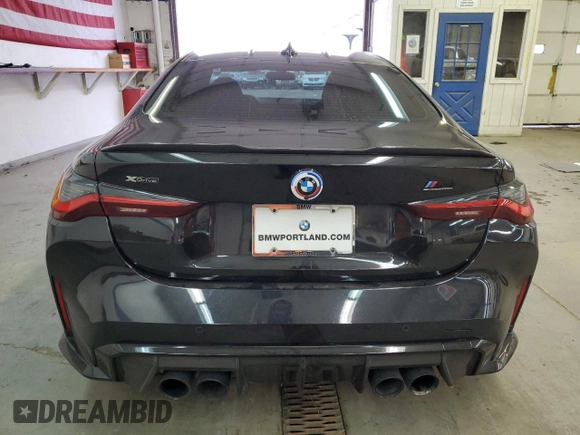 2023 BMW M4 Competition xDrive z VIN WBS43AZ09PCM46747, wystawiony jako Copart lot #42452635 z przebiegiem 20 039 mil mil oraz Szkoda całkowita • Salvage title. Historia ofert i sprzedaży dostępna na DreamBid. Obrazek 6.