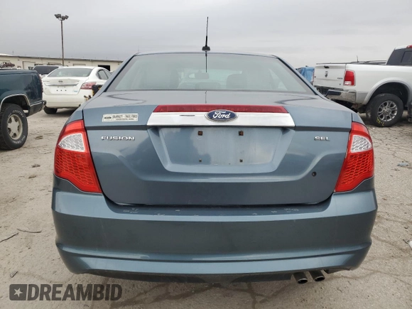 2011 Ford Fusion SEL with VIN 3FAHP0JA0BR334379, listed as a Copart auction lot 48172745 with 91,445 mi miles and Salvage Title. Bid and sale history available at carsss.com. Image 6.