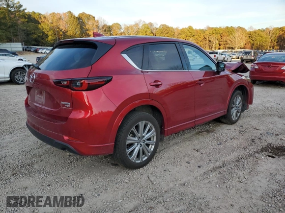 2023 Mazda CX-5 Signature with VIN JM3KFBXY5P0289361, listed as a Copart auction lot 80130214 with 17,464 mi miles and Salvage Title. Bid and sale history available at carsss.com. Image 3.