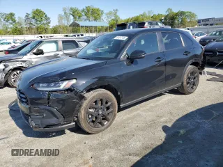 2024 Honda HR-V Sport z VIN 3CZRZ1H5XRM732739, wystawiony jako Copart lot #52037745 z przebiegiem 26 205 mil mil oraz Szkoda całkowita • Salvage title. Historia ofert i sprzedaży dostępna na DreamBid. Obrazek 1.