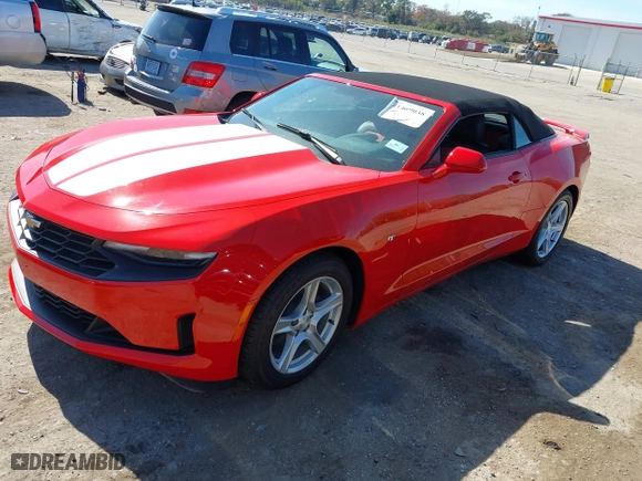 2023 Chevrolet Camaro 2LT with VIN 1G1FD3DX9P0116758, listed as a IAAI auction lot 41469038 with 1 mi miles. Bid and sale history available at carsss.com. Image 2.