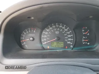 2005 Kia Spectra with VIN KNAFE162155081155, listed as a Copart auction lot 53893255 with 127,937 mi miles and Salvage Title. Bid and sale history available at carsss.com. Image 9.