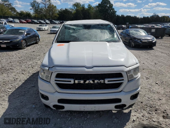 2022 Ram 1500 Tradesman with VIN 1C6SRFGT0NN269943, listed as a Copart auction lot 76373904 with 59,511 mi miles and Salvage title. Bid and sale history available at DreamBid. Image 5.