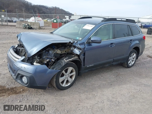 2014 Subaru Outback Premium with VIN 4S4BRBCC5E3243515, listed as a IAAI auction lot 41822302 with 149,034 mi miles and . Bid and sale history available at DreamBid. Image 2.