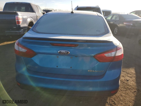 2012 Ford Focus Titanium with VIN 1FAHP3J22CL329081, listed as a Copart auction lot 87193154 with 126,347 mi miles and Salvage Title. Bid and sale history available at carsss.com. Image 6.