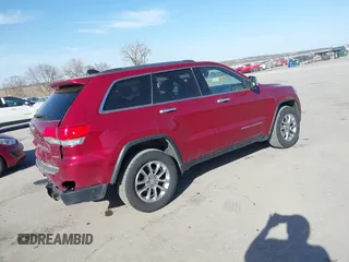 2015 Jeep Grand Cherokee Limited with VIN 1C4RJFBG5FC836296, listed as a IAAI auction lot 41803918 with 173,828 mi miles. Bid and sale history available at carsss.com. Image 4.