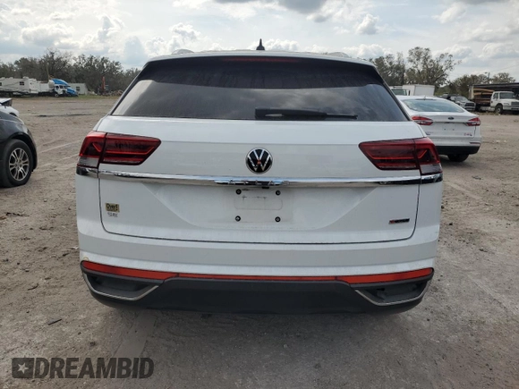 2022 Volkswagen Atlas SE with VIN 1V2LC2CA9NC209830, listed as a Copart auction lot 77863234 with 44,934 mi miles and Non repairable. Bid and sale history available at DreamBid. Image 6.