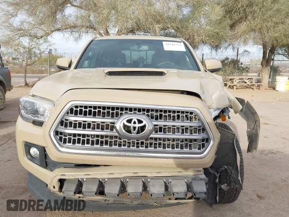 2017 Toyota Tacoma SR5 with VIN 3TMCZ5AN2HM063328, listed as a IAAI auction lot 41541775 with 137,610 mi miles and . Bid and sale history available at DreamBid. Image 13.