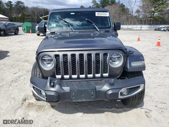 2021 Jeep Wrangler 4xe Unlimited Sahara with VIN 1C4JJXP61MW644758, listed as a Copart auction lot 50034335 with 39,268 mi miles and Salvage Title. Bid and sale history available at carsss.com. Image 5.
