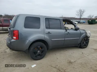 2013 Honda Pilot EX-L with VIN 5FNYF4H57DB010606, listed as a Copart auction lot 48666005 with 0 mi miles and Salvage Title. Bid and sale history available at carsss.com. Image 3.