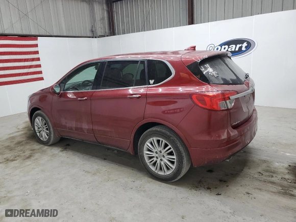 2017 Buick Envision Preferred with VIN LRBFXASA5HD124138, listed as a Copart auction lot 49961715 with 44,145 mi miles and Clean Title. Bid and sale history available at carsss.com. Image 2.