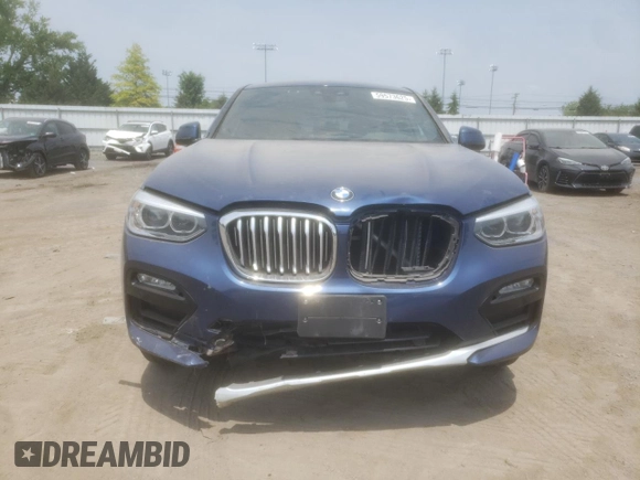 2019 BMW X4 xDrive30i with VIN 5UXUJ3C52KLG51818, listed as a Copart auction lot 59573625 with 77,841 mi miles and Salvage title. Bid and sale history available at DreamBid. Image 5.