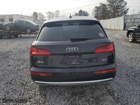 2018 Audi Q5 Premium Plus with VIN WA1BNAFY5J2242344, listed as a Copart auction lot 53663615 with 101,697 mi miles and Salvage Title. Bid and sale history available at carsss.com. Image 6.