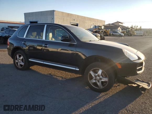 2006 Porsche Cayenne S with VIN WP1AB29P56LA65717, listed as a Copart auction lot 75788274 with 125,623 mi miles and Salvage Title. Bid and sale history available at carsss.com. Image 4.