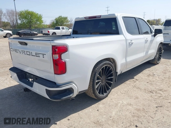 2022 Chevrolet Silverado 1500 LT with VIN 1GCPACEK2NZ635571, listed as a IAAI auction lot 41836489 with 63,875 mi miles. Bid and sale history available at carsss.com. Image 4.