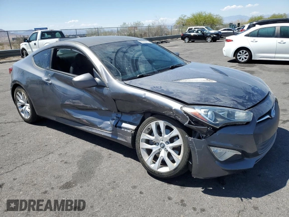 2014 Hyundai Genesis Coupe 2.0T with VIN KMHHT6KD2EU121329, listed as a Copart auction lot 55333915 with 78,438 mi miles and Salvage title. Bid and sale history available at DreamBid. Image 4.