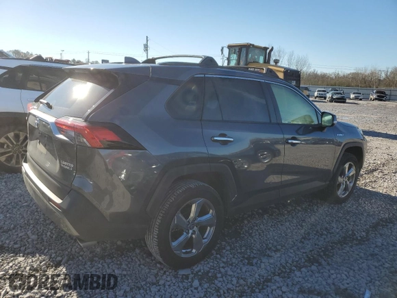 2020 Toyota RAV4 Hybrid Limited with VIN JTMDWRFV5LD543509, listed as a Copart auction lot 80816333 with 40,172 mi miles and Salvage Title. Bid and sale history available at carsss.com. Image 3.