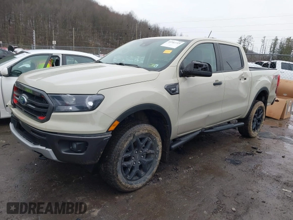 2022 Ford Ranger XL with VIN 1FTER4FHXNLD42710, listed as a IAAI auction lot 41553725 with 14,079 mi miles. Bid and sale history available at carsss.com. Image 2.