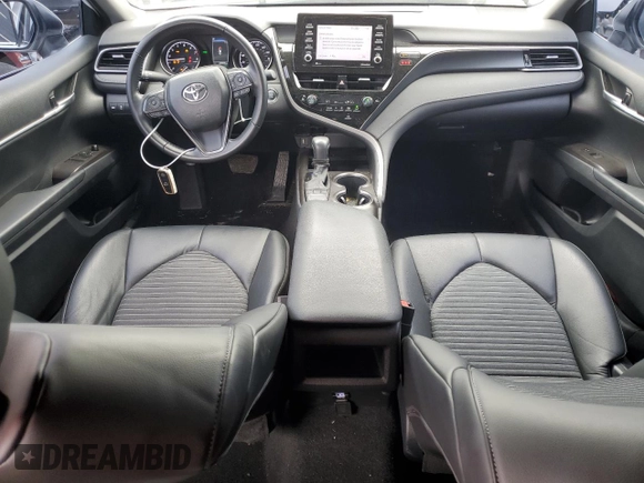 2023 Toyota Camry SE with VIN 4T1T11AK7PU794008, listed as a Copart auction lot 87601715 with 22,560 mi miles and Salvage Title. Bid and sale history available at DreamBid. Image 8.