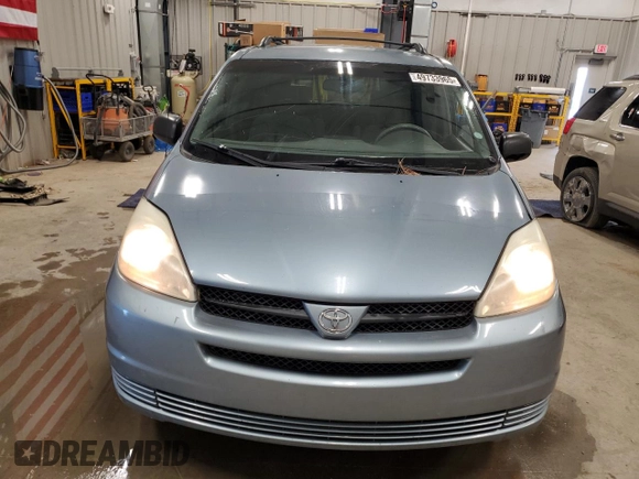 2005 Toyota Sienna CE with VIN 5TDZA23C75S298086, listed as a Copart auction lot 49733965 with 174,625 mi miles and Clean Title. Bid and sale history available at carsss.com. Image 5.