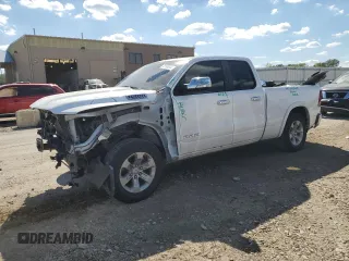 2020 Ram 1500 Laramie with VIN 1C6SRFDT2LN254099, listed as a Copart auction lot 73196044 with 109,635 mi miles and Salvage Title. Bid and sale history available at carsss.com. Image 1.