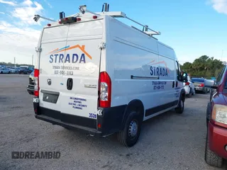 2024 Ram ProMaster Cargo Tradesman with VIN 3C6LRVDG6RE108030, listed as a IAAI auction lot 41319552 with 10,337 mi miles and . Bid and sale history available at DreamBid. Image 4.