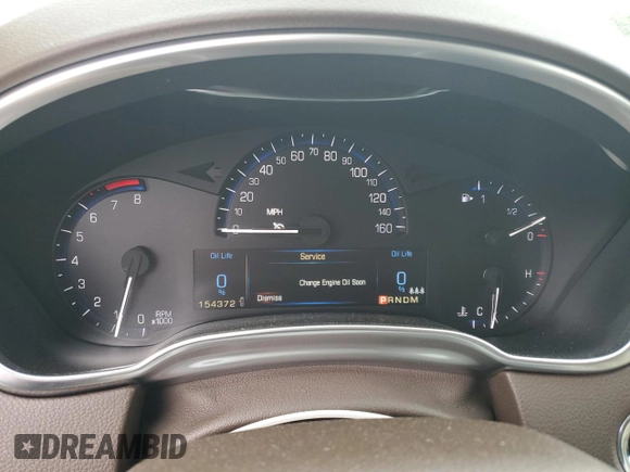 2015 Cadillac SRX Luxury Collection with VIN 3GYFNBE32FS581541, listed as a Copart auction lot 54134415 with 154,372 mi miles and Salvage Title. Bid and sale history available at DreamBid. Image 9.