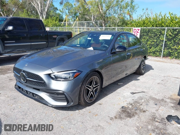 2024 Mercedes-Benz C 300 with VIN W1KAF4HB7RR232142, listed as a IAAI auction lot 41155995 with 1,109 mi miles and . Bid and sale history available at DreamBid. Image 2.