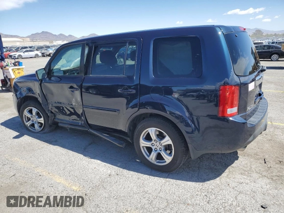 2012 Honda Pilot EX-L with VIN 5FNYF4H77CB013165, listed as a Copart auction lot 51479925 with 88,723 mi miles and Salvage title. Bid and sale history available at DreamBid. Image 2.