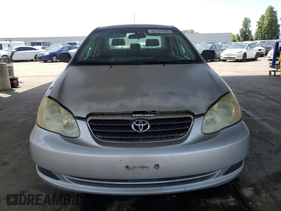 2007 Toyota Corolla CE with VIN JTDBR32E570108276, listed as a Copart auction lot 55184995 with 299,999 mi miles and Clean Title. Bid and sale history available at carsss.com. Image 5.