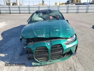 2024 BMW M4 Competition xDrive with VIN WBS43AZ06RCR13058, listed as a Copart auction lot 74552284 with 156 mi miles and Non Repairable. Bid and sale history available at carsss.com. Image 5.