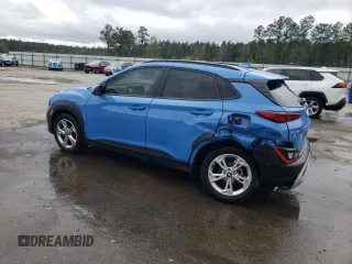 2022 Hyundai Kona SEL with VIN KM8K62AB2NU912837, listed as a Copart auction lot 50878275 with 87,325 mi miles and Salvage Title. Bid and sale history available at DreamBid. Image 2.