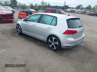 2015 Volkswagen Golf GTI SE with VIN 3VW5T7AU0FM048544, listed as a IAAI auction lot 42005853 with 79,969 mi miles. Bid and sale history available at carsss.com. Image 3.