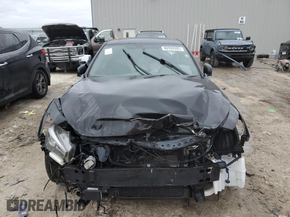 2017 Infiniti Q50 Red Sport 400 with VIN JN1FV7AR5HM872148, listed as a Copart auction lot 88992605 with Not provided miles and Salvage title. Bid and sale history available at DreamBid. Image 5.