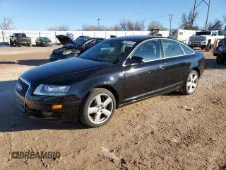 2008 Audi A6 with VIN WAUEV94F08N067459, listed as a Copart auction lot 87861655 with 34,500 mi miles and Salvage title. Bid and sale history available at DreamBid. Image 1.