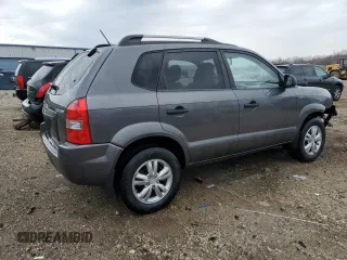 2009 Hyundai Tucson GLS with VIN KM8JM12B79U042597, listed as a Copart auction lot 52164465 with 90,943 mi miles and Salvage Title. Bid and sale history available at carsss.com. Image 3.