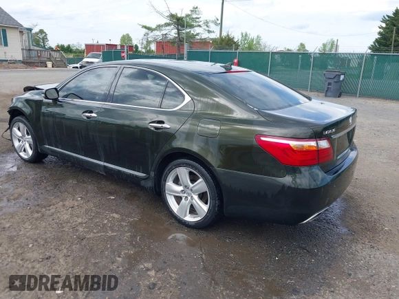 2010 Lexus LS 460 with VIN JTHBL5EF7A5101193, listed as a IAAI auction lot 42091723 with 116,096 mi miles and . Bid and sale history available at DreamBid. Image 3.