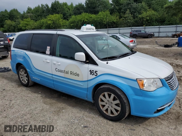 2015 Chrysler Town & Country Touring with VIN 2C4RC1BG7FR637030, listed as a Copart auction lot 64813694 with Not Provided miles and Clean Title. Bid and sale history available at carsss.com. Image 4.